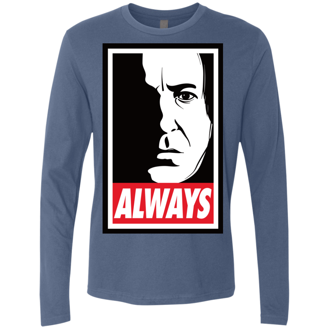 T-Shirts Indigo / Small ALWAYS Men's Premium Long Sleeve