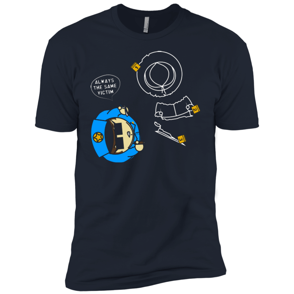 T-Shirts Midnight Navy / YXS ALWAYS THE SAME VICTIM Boys Premium T-Shirt