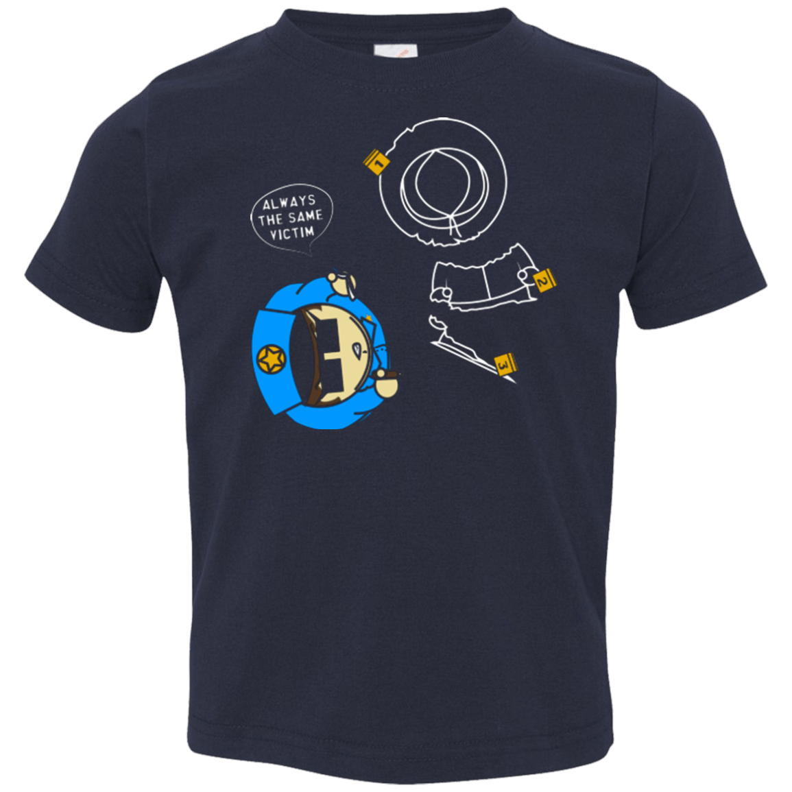 T-Shirts Navy / 2T ALWAYS THE SAME VICTIM Toddler Premium T-Shirt