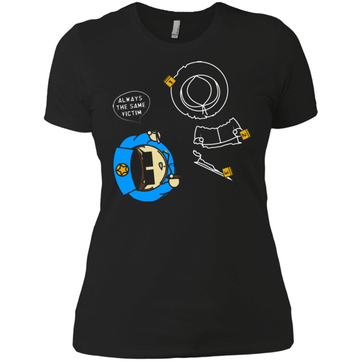 T-Shirts Black / X-Small ALWAYS THE SAME VICTIM Women's Premium T-Shirt