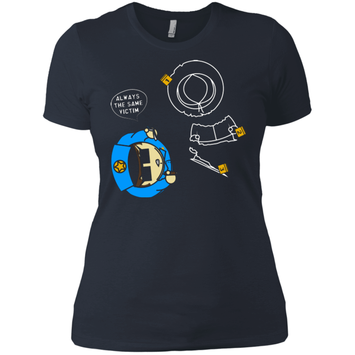 T-Shirts Indigo / X-Small ALWAYS THE SAME VICTIM Women's Premium T-Shirt