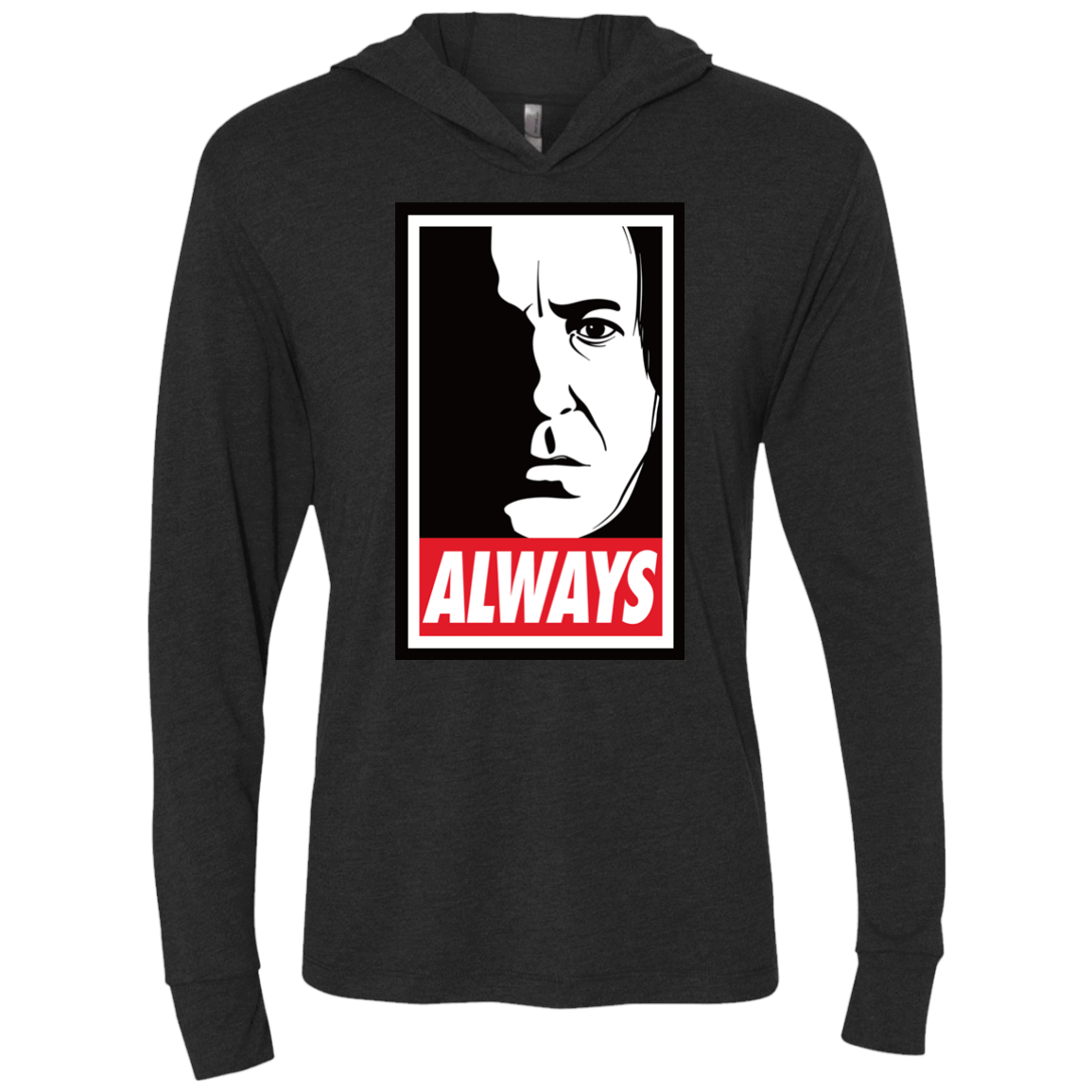 T-Shirts Vintage Black / X-Small ALWAYS Triblend Long Sleeve Hoodie Tee