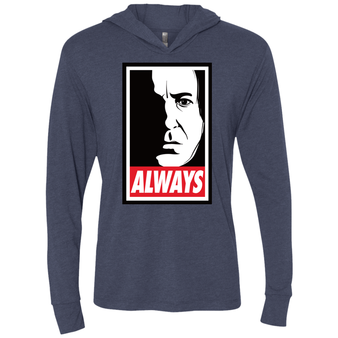 T-Shirts Vintage Navy / X-Small ALWAYS Triblend Long Sleeve Hoodie Tee