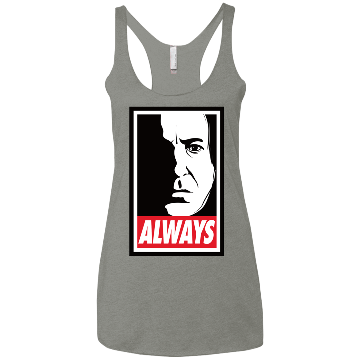 T-Shirts Venetian Grey / X-Small ALWAYS Women's Triblend Racerback Tank