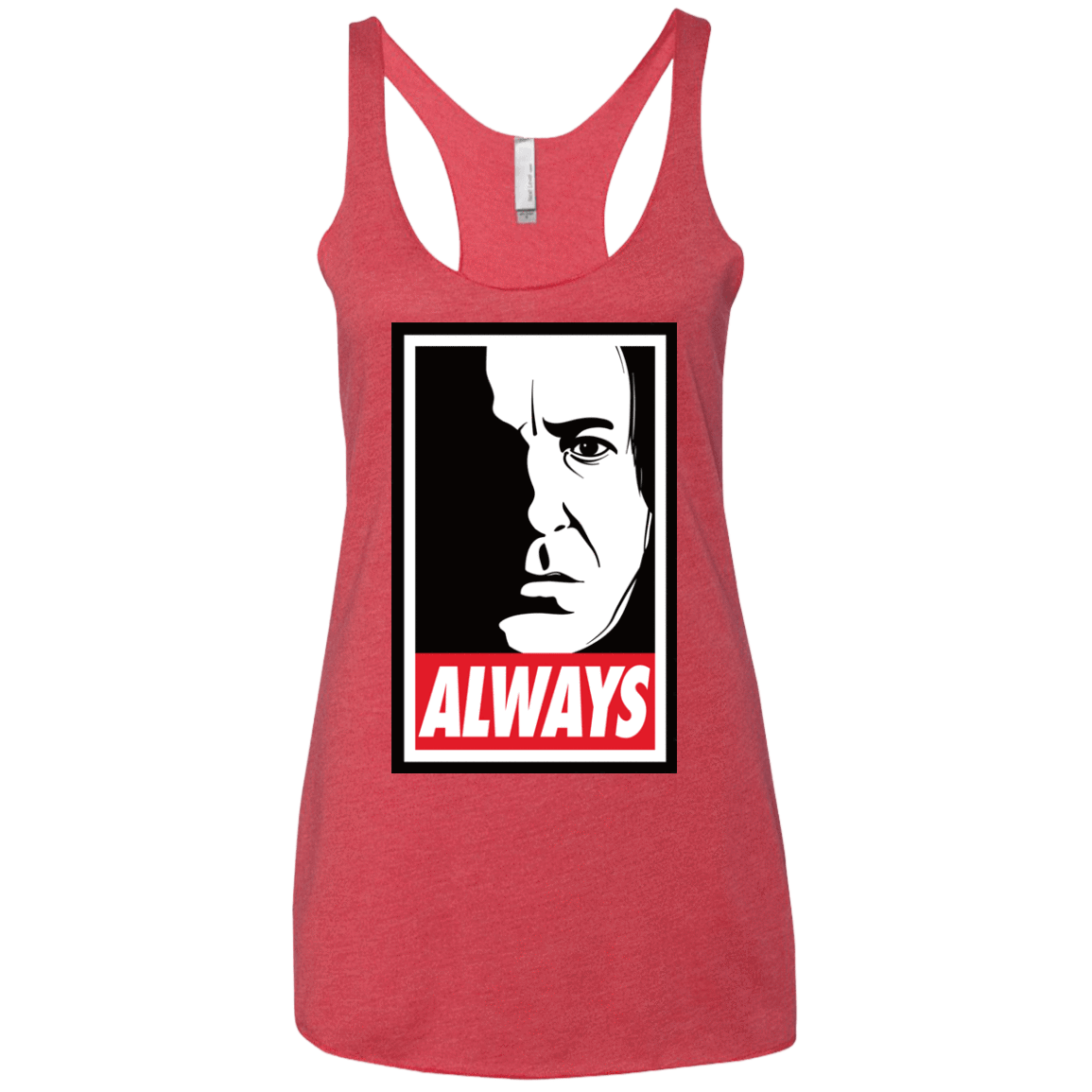 T-Shirts Vintage Red / X-Small ALWAYS Women's Triblend Racerback Tank