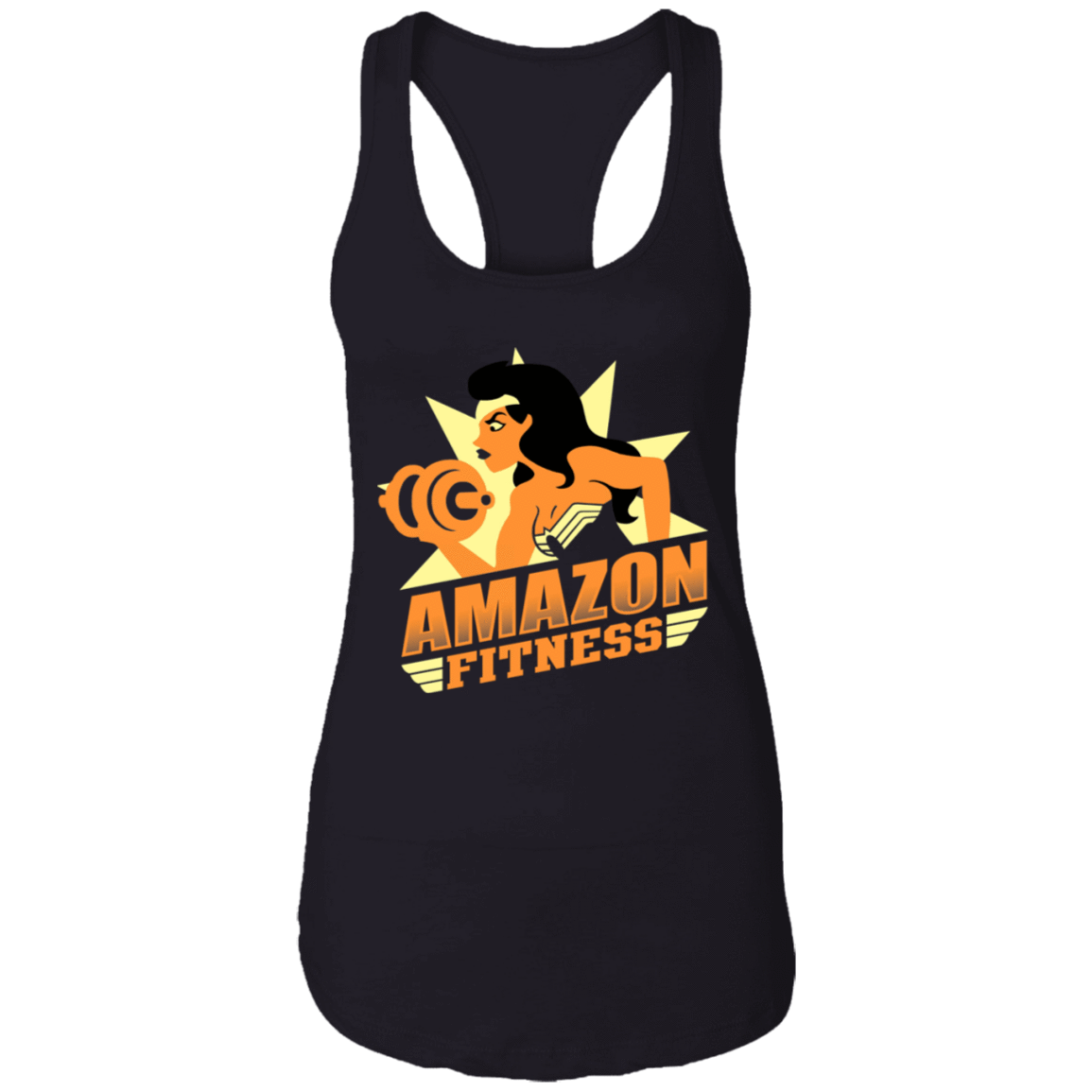 T-Shirts Black / X-Small Amazon Fitness Women's Racerback Tank