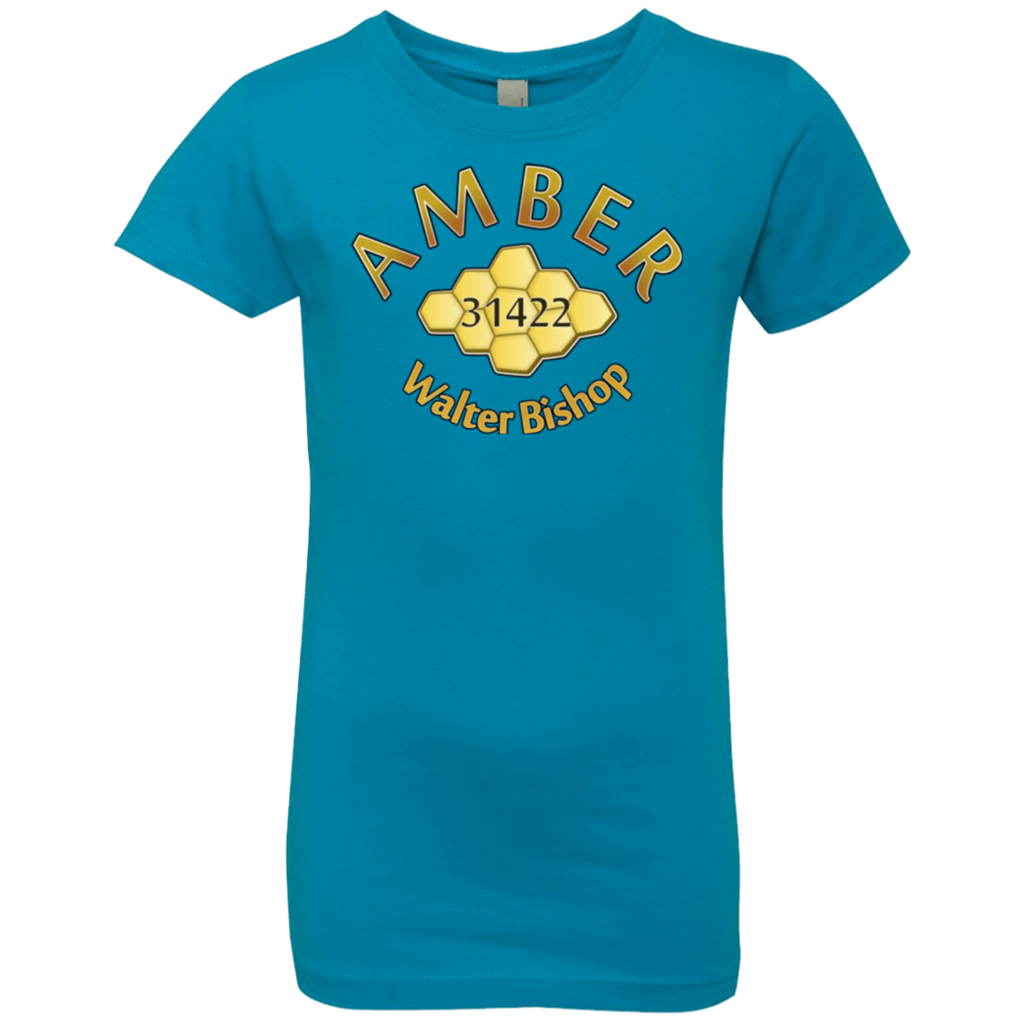 T-Shirts Turquoise / YXS Amber Girls Premium T-Shirt