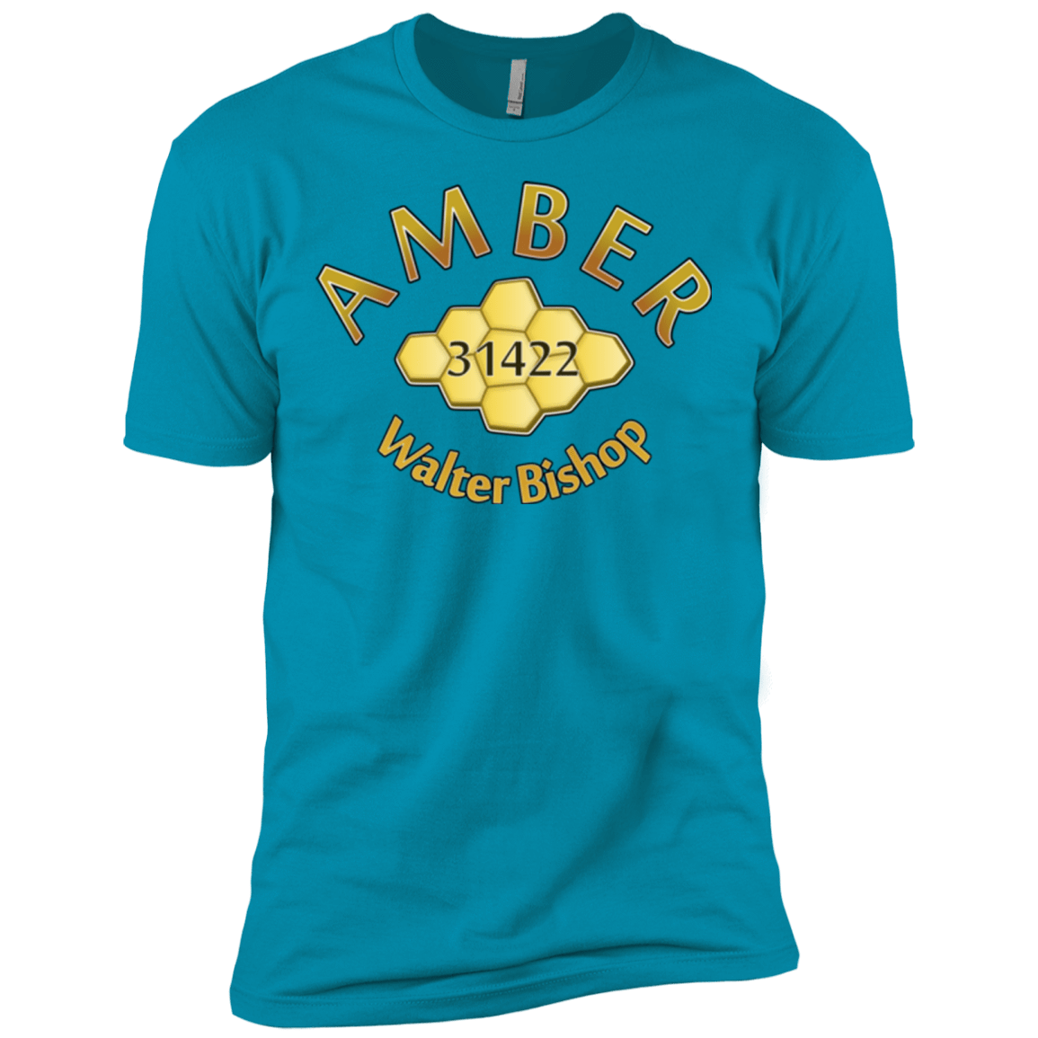 T-Shirts Turquoise / X-Small Amber Men's Premium T-Shirt