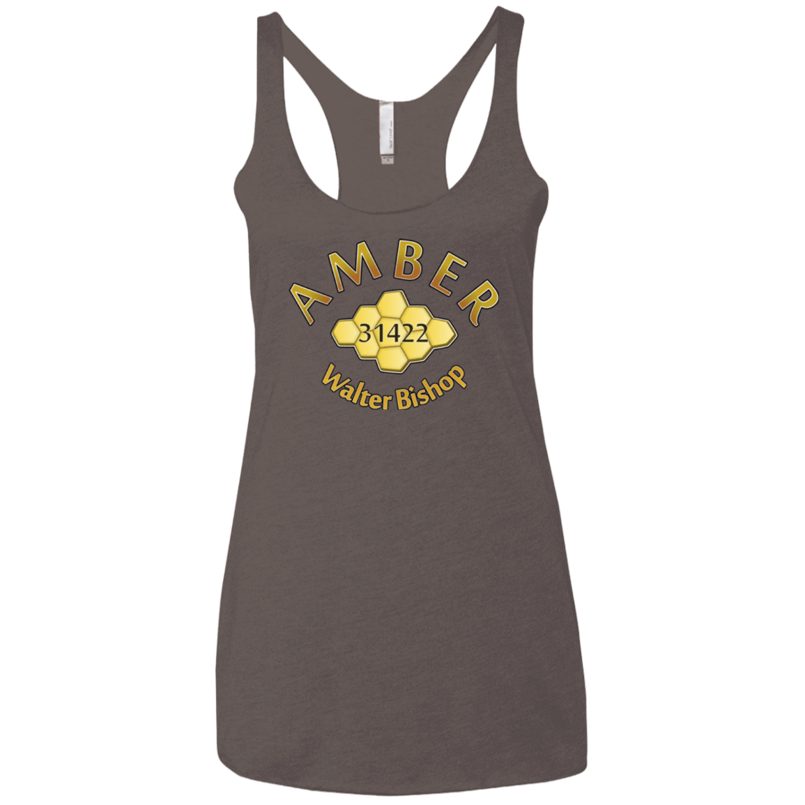T-Shirts Macchiato / X-Small Amber Women's Triblend Racerback Tank