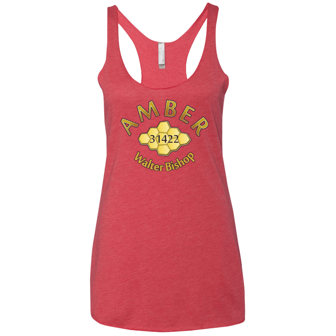 T-Shirts Vintage Red / X-Small Amber Women's Triblend Racerback Tank