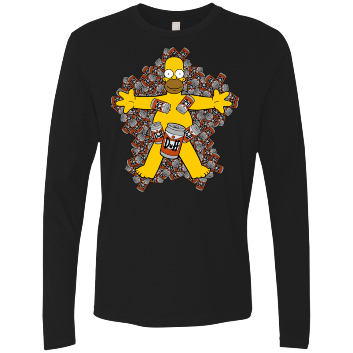 T-Shirts Black / Small American Duff Men's Premium Long Sleeve