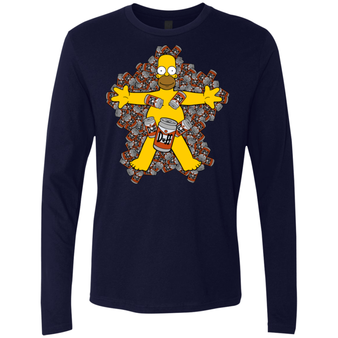 T-Shirts Midnight Navy / Small American Duff Men's Premium Long Sleeve