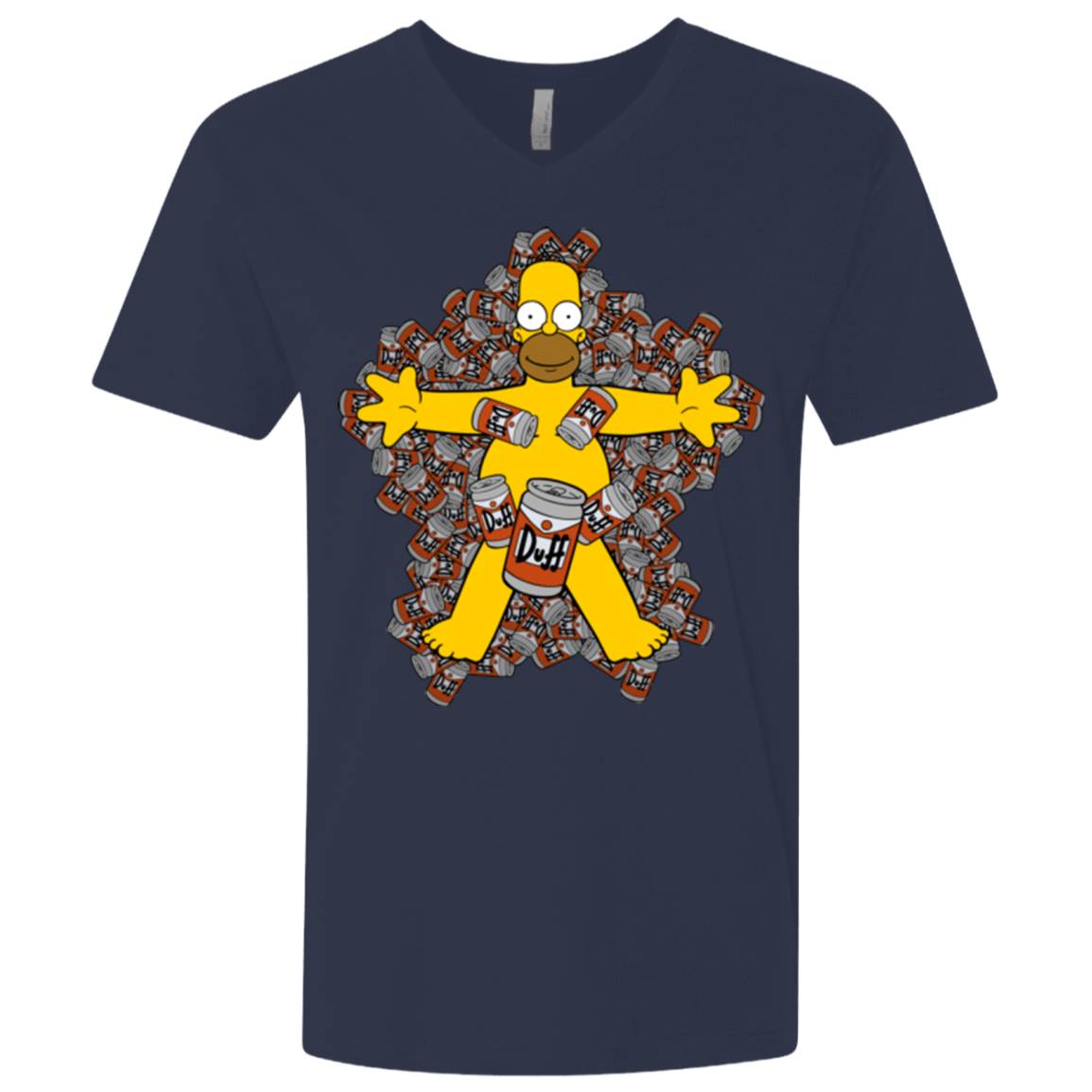 T-Shirts Midnight Navy / X-Small American Duff Men's Premium V-Neck