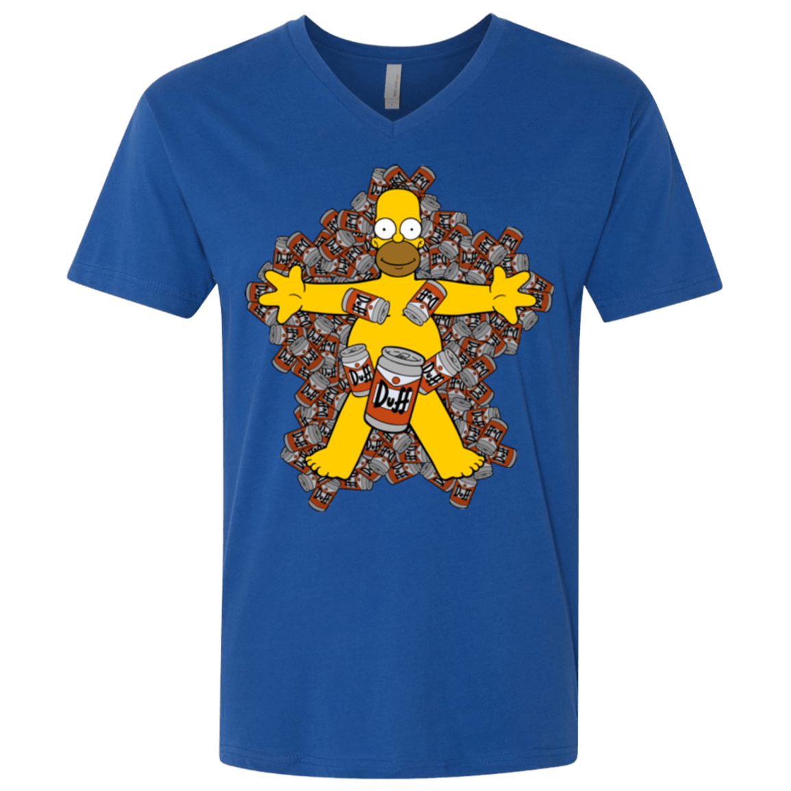 T-Shirts Royal / X-Small American Duff Men's Premium V-Neck