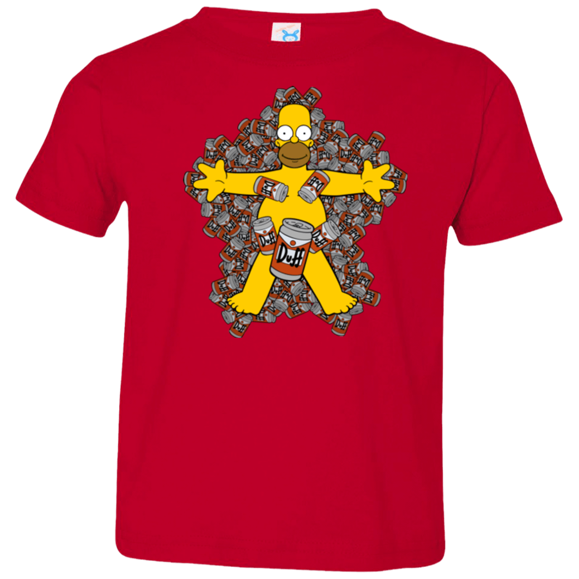 T-Shirts Red / 2T American Duff Toddler Premium T-Shirt