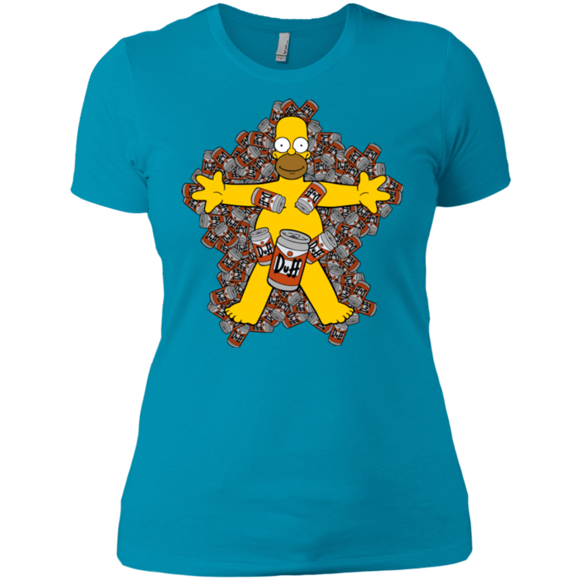 T-Shirts Turquoise / X-Small American Duff Women's Premium T-Shirt