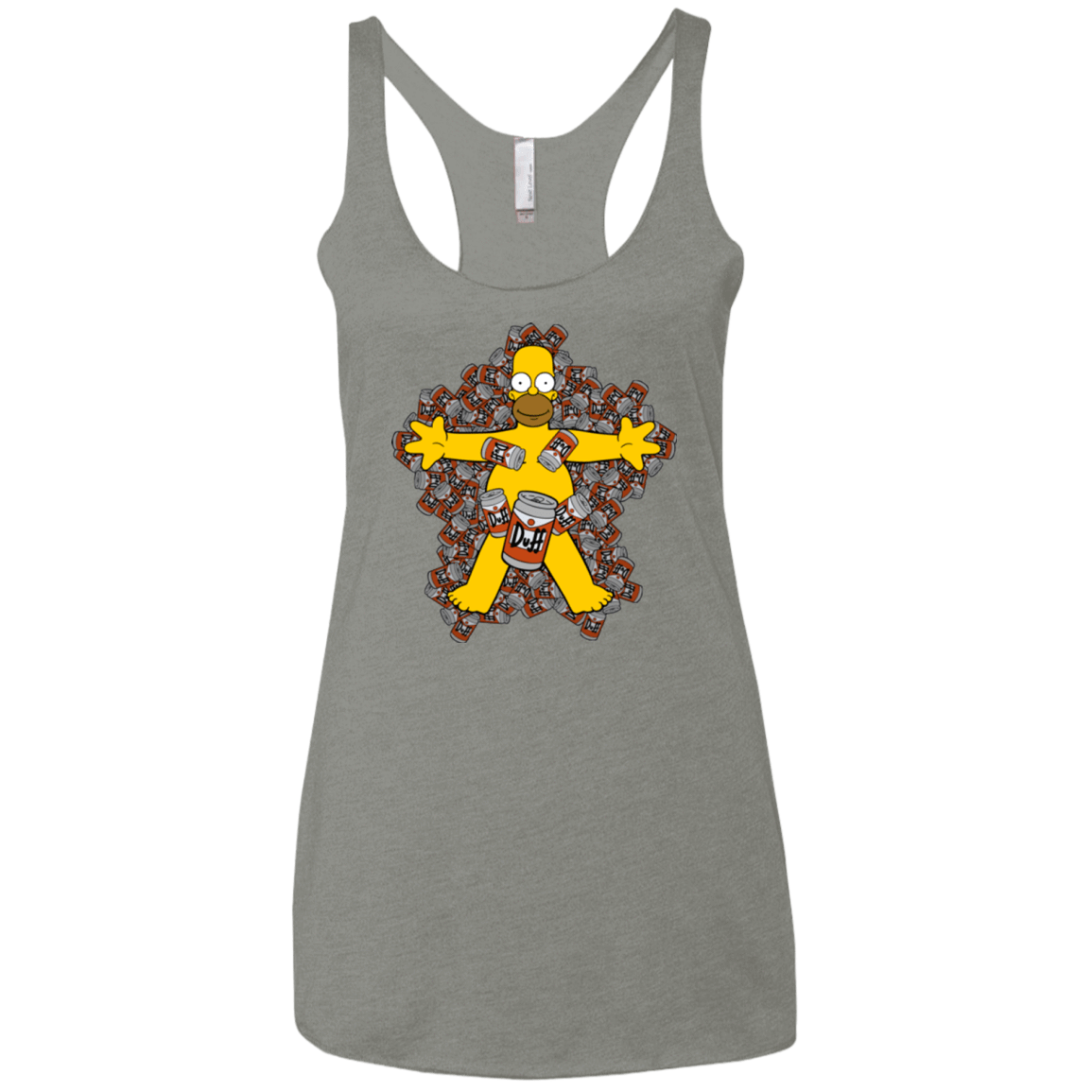 T-Shirts Venetian Grey / X-Small American Duff Women's Triblend Racerback Tank