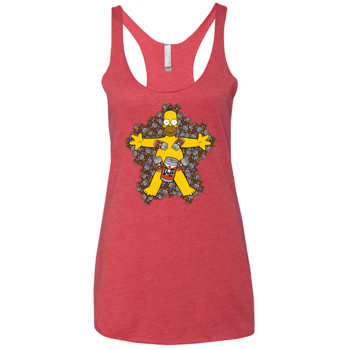T-Shirts Vintage Red / X-Small American Duff Women's Triblend Racerback Tank