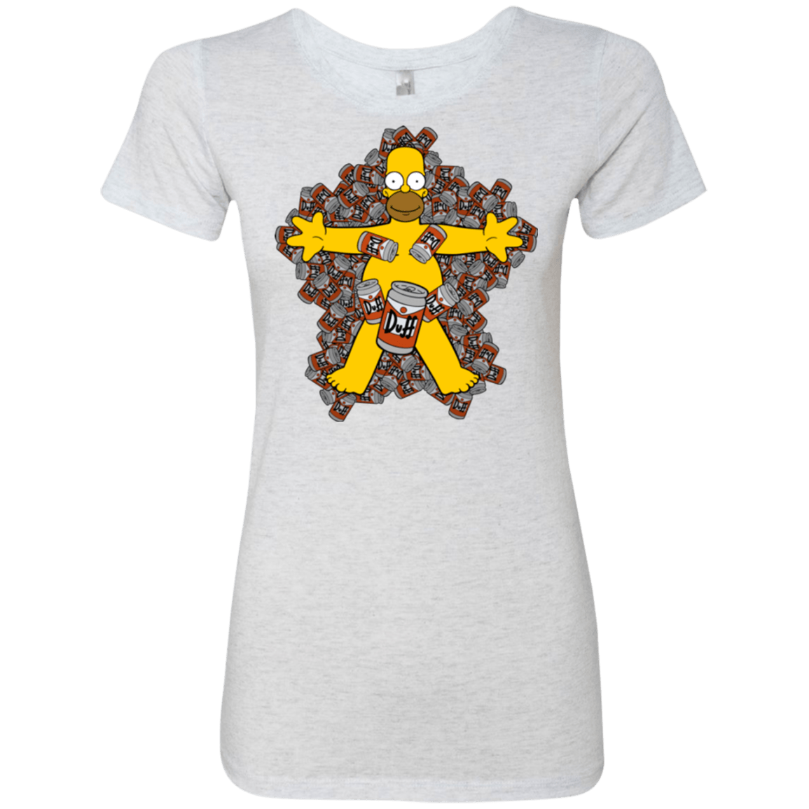 T-Shirts Heather White / Small American Duff Women's Triblend T-Shirt