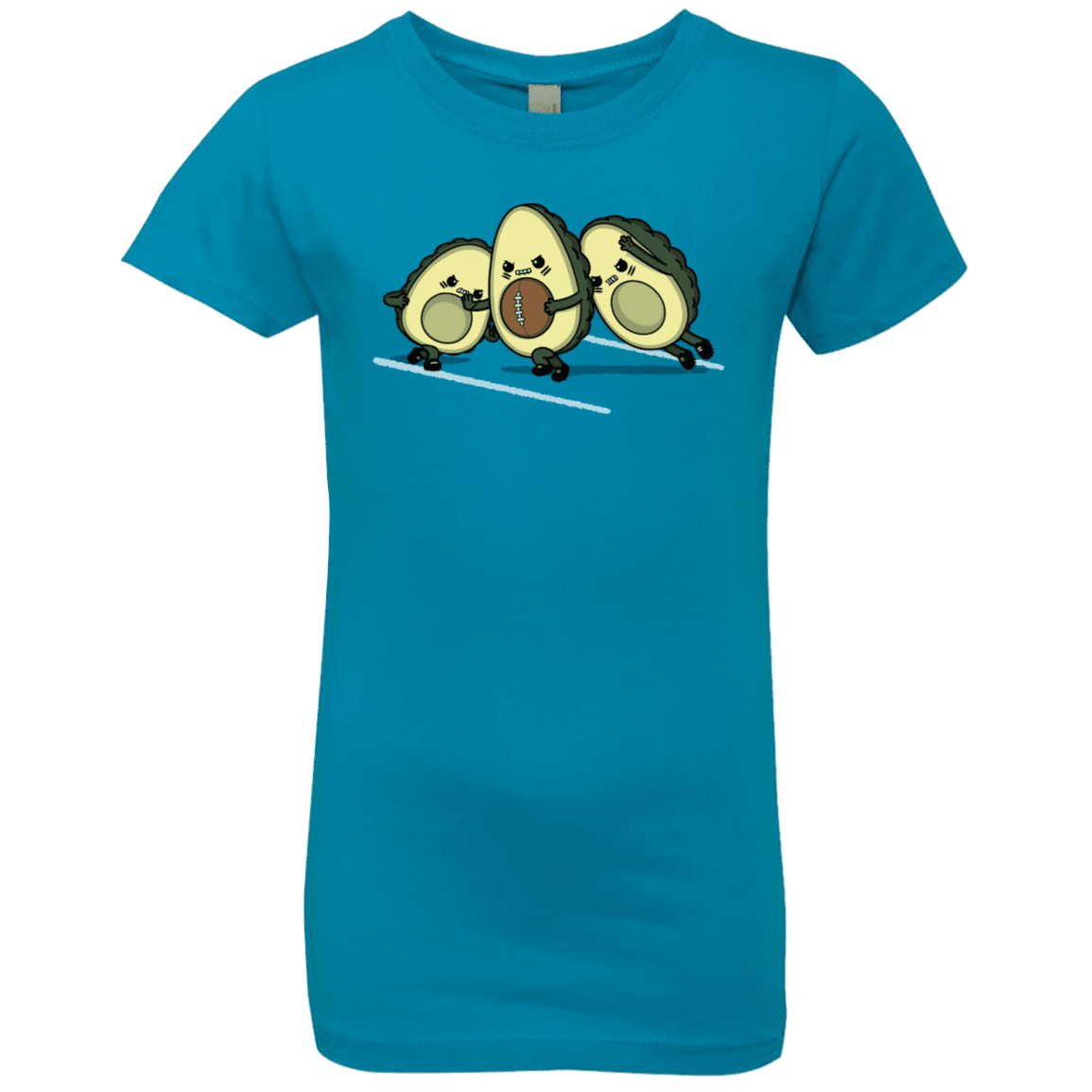 T-Shirts Turquoise / YXS American Footbone Girls Premium T-Shirt
