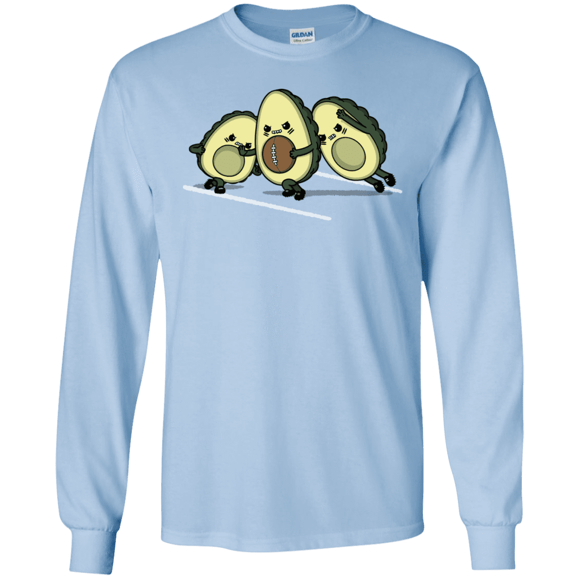 T-Shirts Light Blue / S American Footbone Men's Long Sleeve T-Shirt