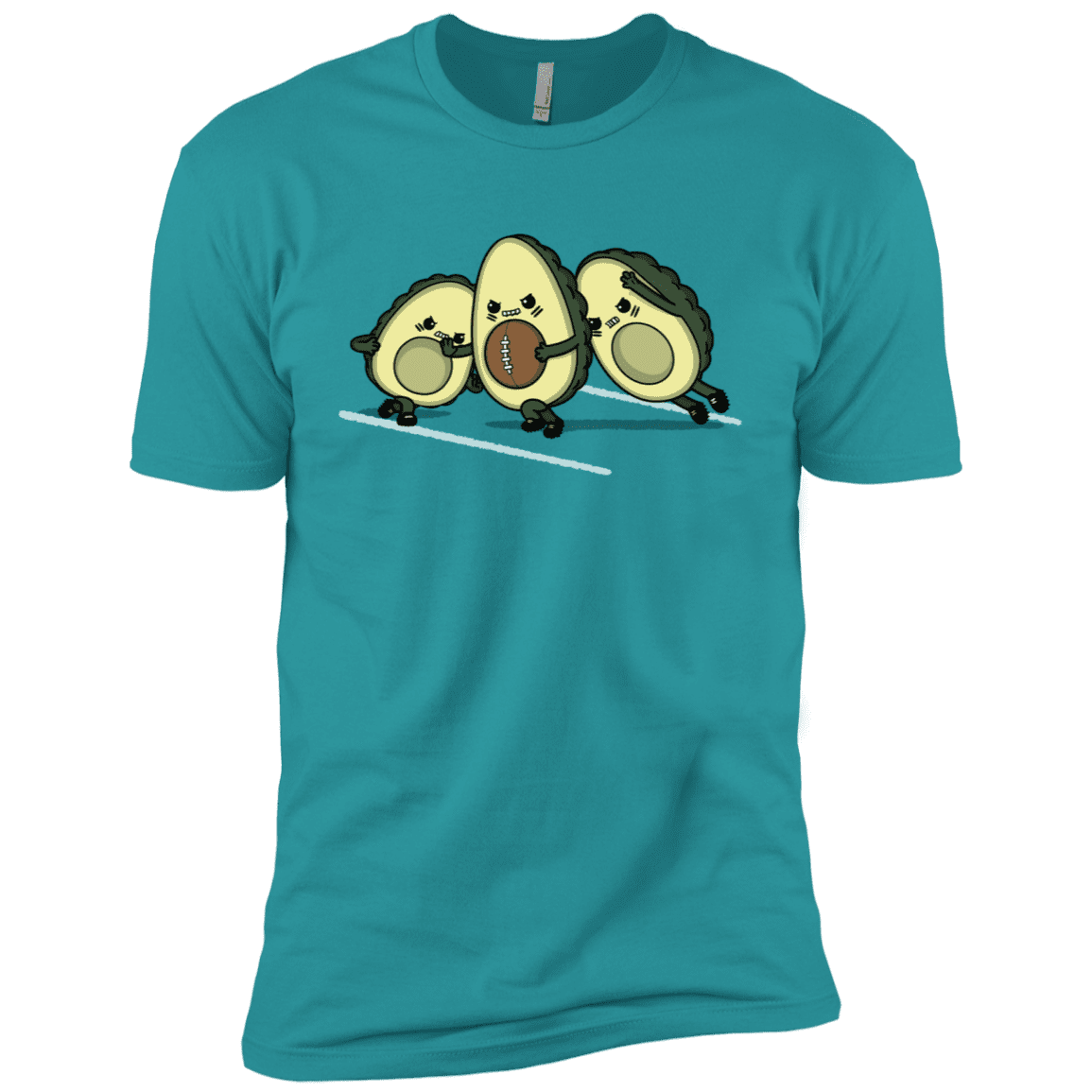 T-Shirts Tahiti Blue / X-Small American Footbone Men's Premium T-Shirt