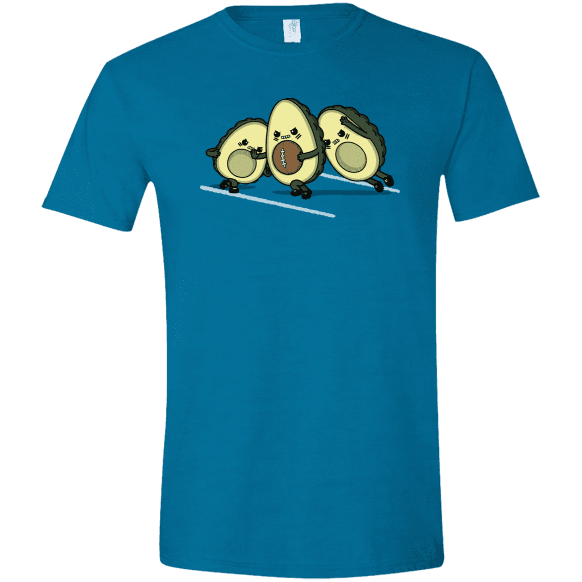 T-Shirts Antique Sapphire / S American Footbone Men's Semi-Fitted Softstyle