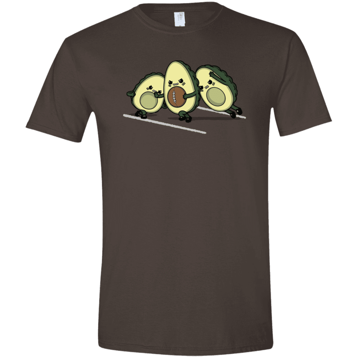 T-Shirts Dark Chocolate / S American Footbone Men's Semi-Fitted Softstyle