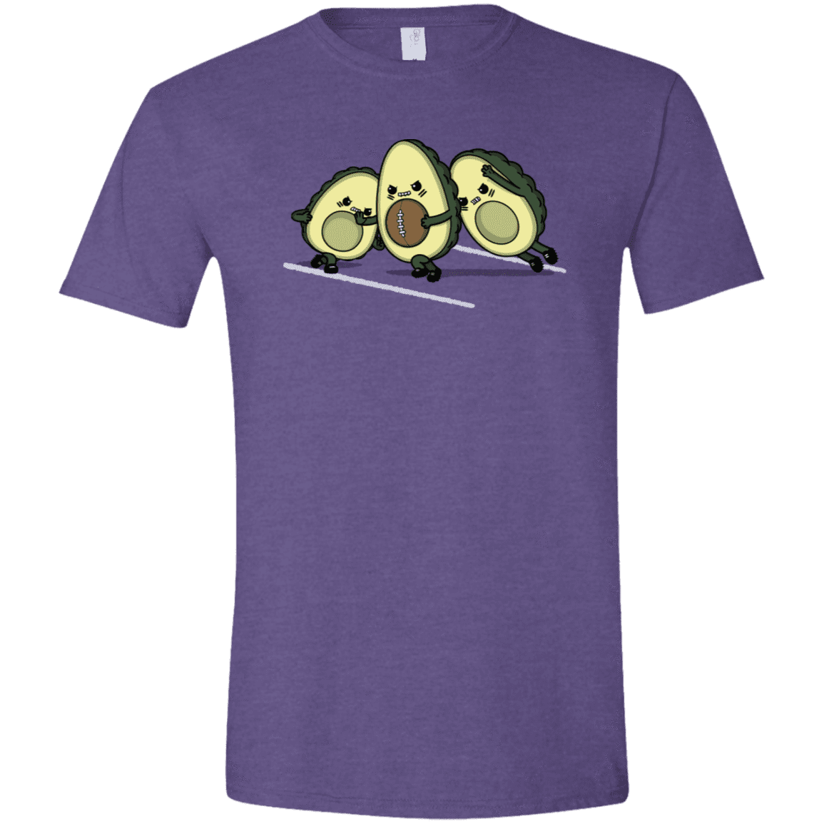 T-Shirts Heather Purple / S American Footbone Men's Semi-Fitted Softstyle