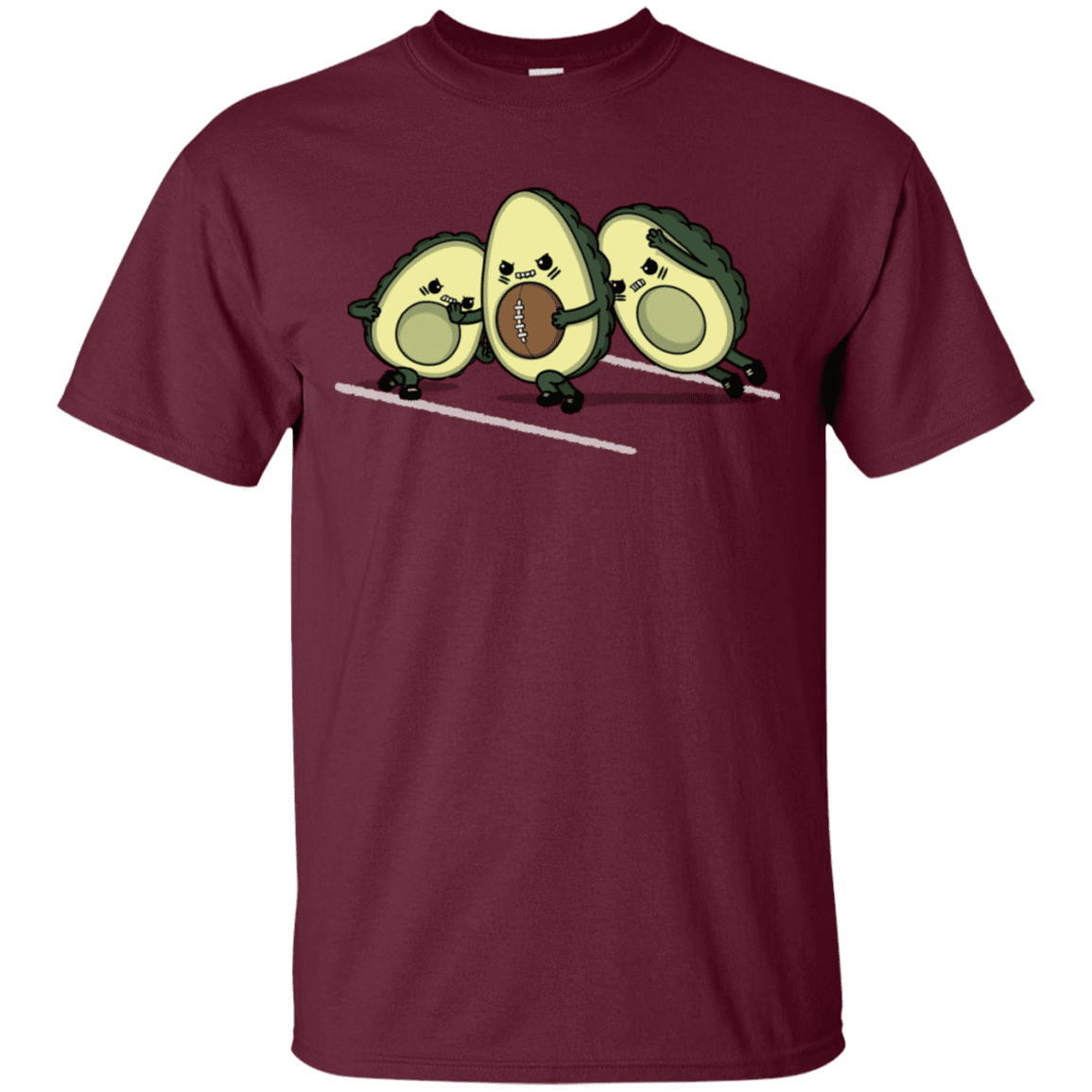 T-Shirts Maroon / S American Footbone T-Shirt