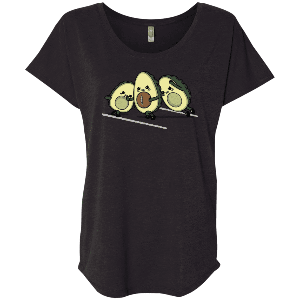 T-Shirts Vintage Black / X-Small American Footbone Triblend Dolman Sleeve