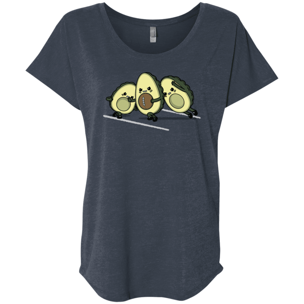 T-Shirts Vintage Navy / X-Small American Footbone Triblend Dolman Sleeve