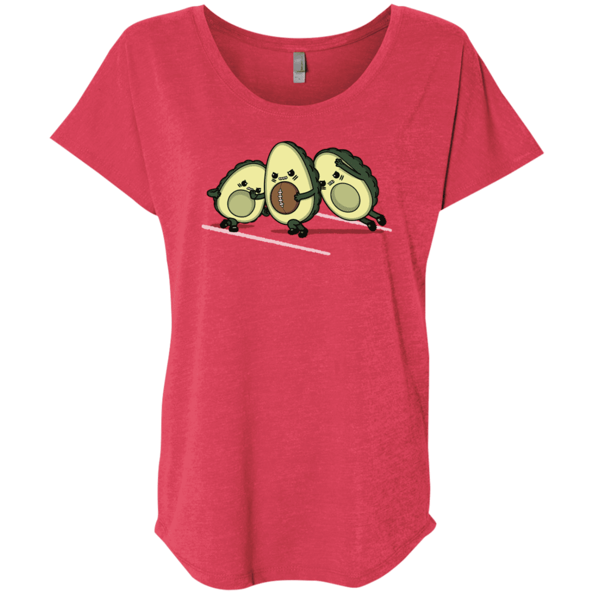 T-Shirts Vintage Red / X-Small American Footbone Triblend Dolman Sleeve