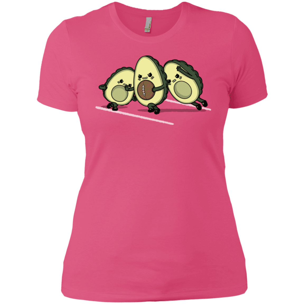 T-Shirts Hot Pink / X-Small American Footbone Women's Premium T-Shirt