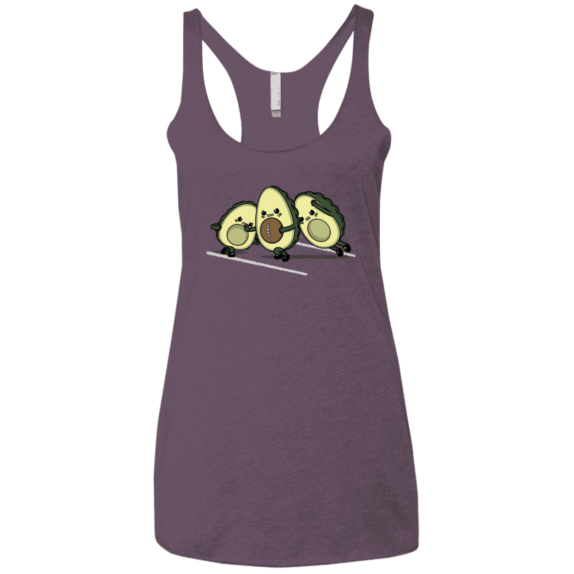 T-Shirts Vintage Purple / X-Small American Footbone Women's Triblend Racerback Tank