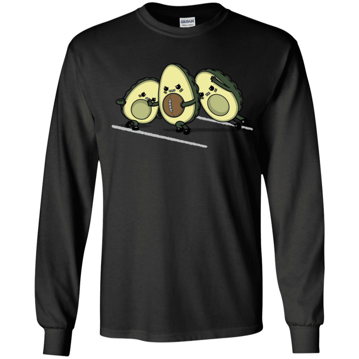 T-Shirts Black / YS American Footbone Youth Long Sleeve T-Shirt