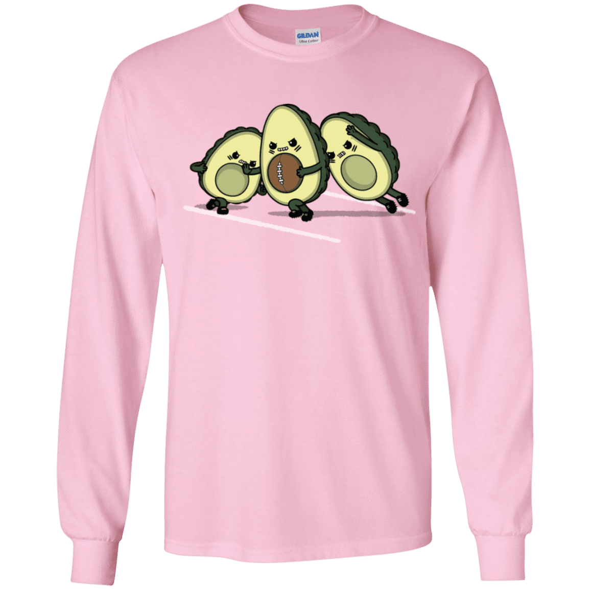 T-Shirts Light Pink / YS American Footbone Youth Long Sleeve T-Shirt