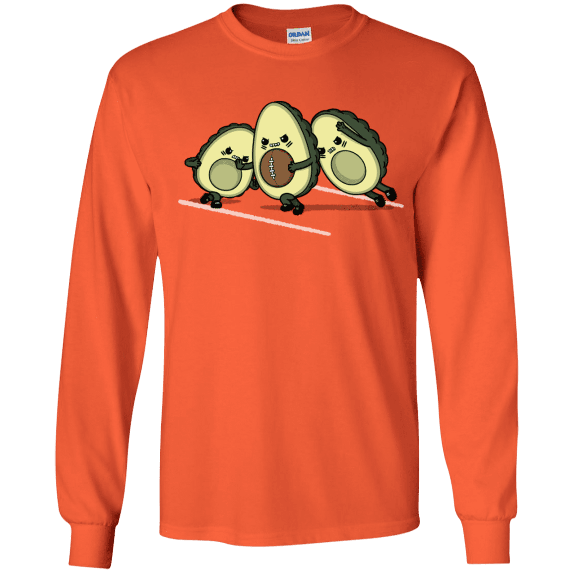 T-Shirts Orange / YS American Footbone Youth Long Sleeve T-Shirt