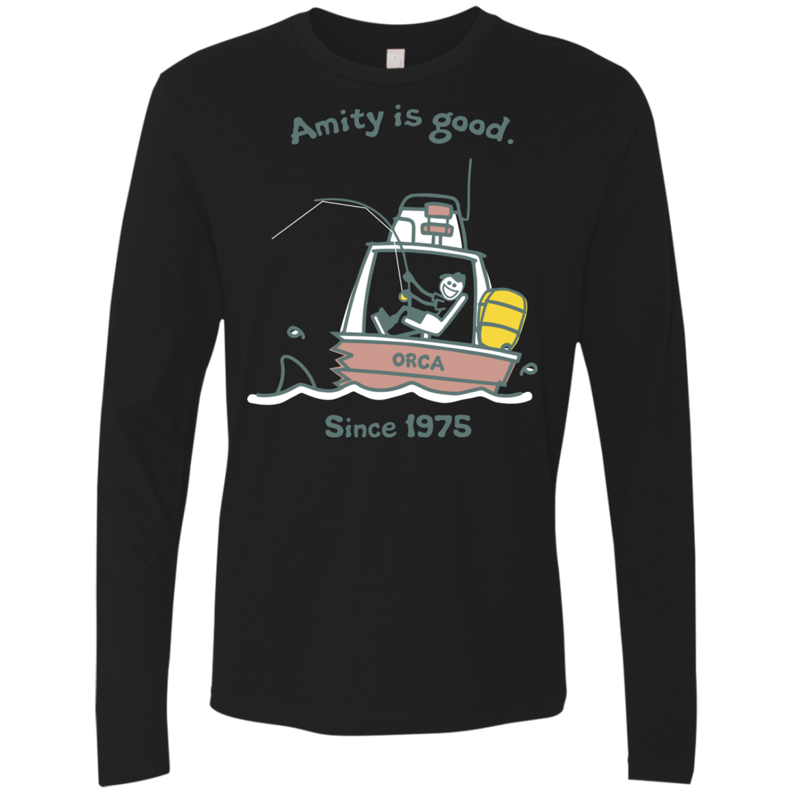 T-Shirts Black / Small Amity Is Good Men's Premium Long Sleeve