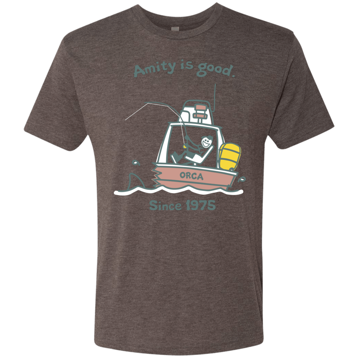 T-Shirts Macchiato / Small Amity Is Good Men's Triblend T-Shirt