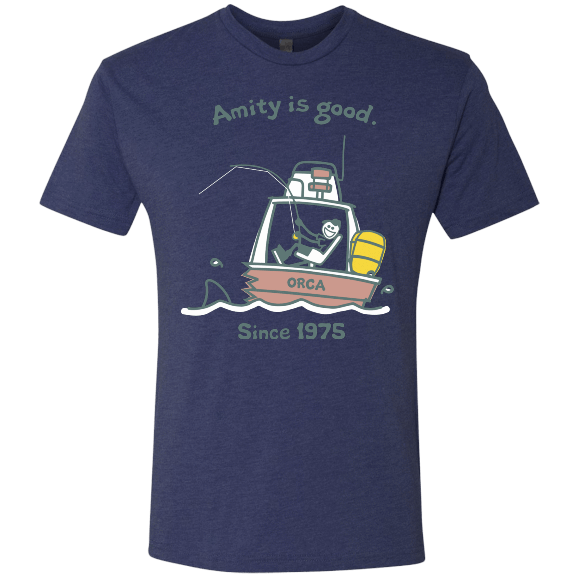 T-Shirts Vintage Navy / Small Amity Is Good Men's Triblend T-Shirt