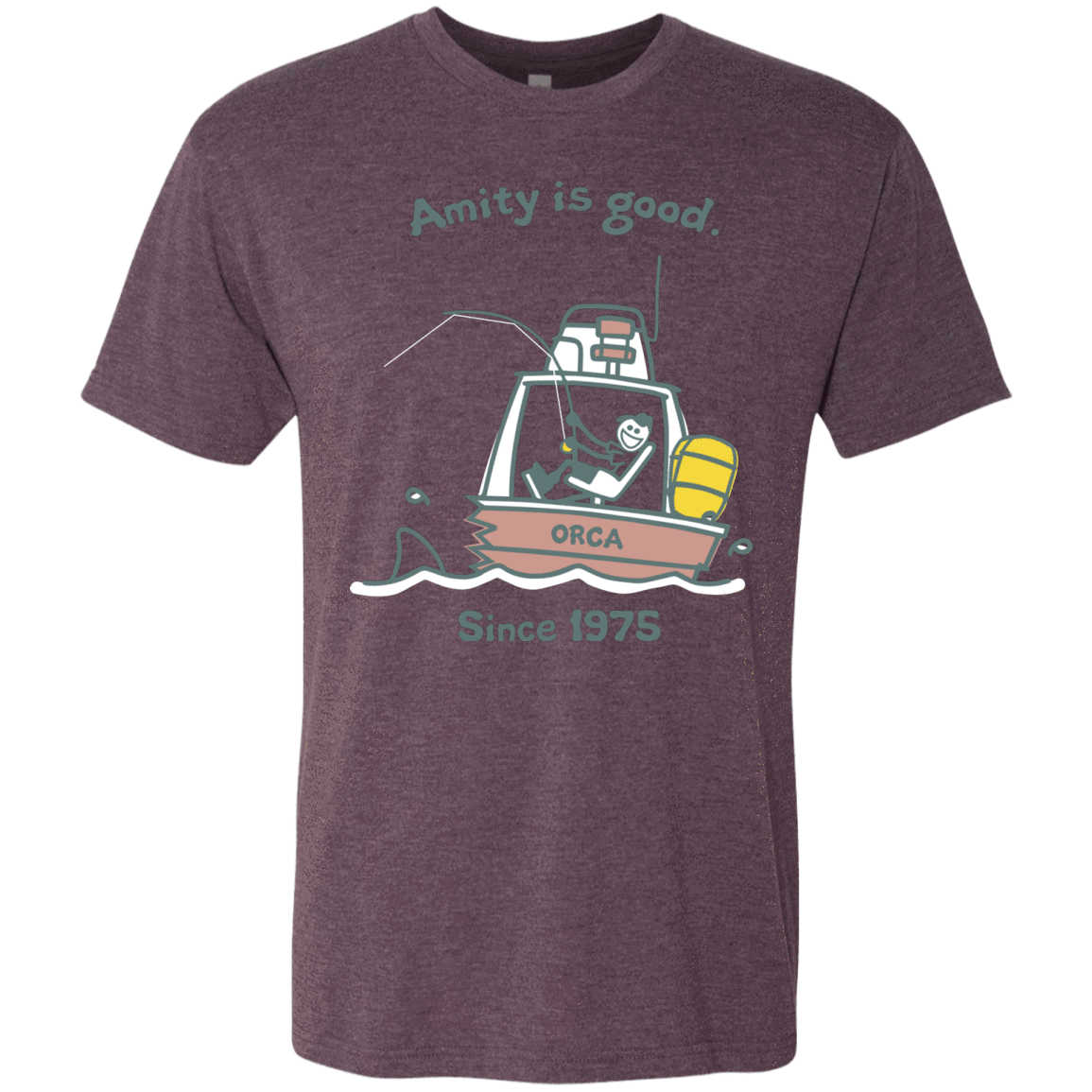 T-Shirts Vintage Purple / Small Amity Is Good Men's Triblend T-Shirt