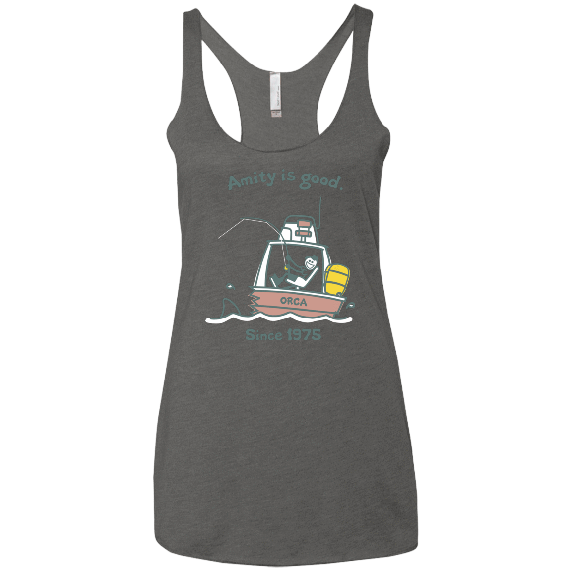 T-Shirts Premium Heather / X-Small Amity Is Good Women's Triblend Racerback Tank