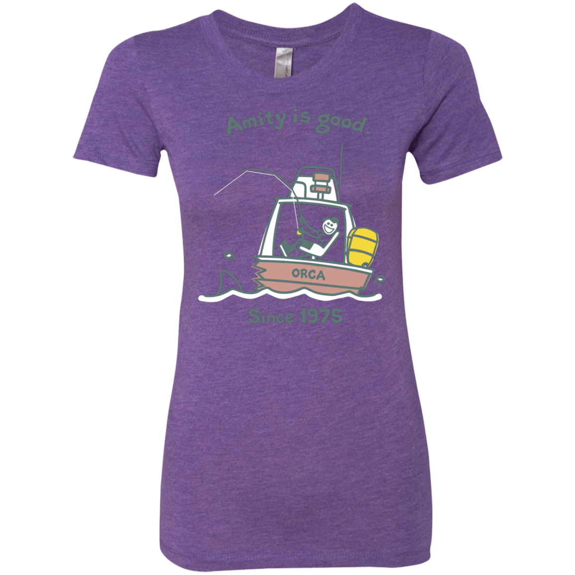 T-Shirts Purple Rush / Small Amity Is Good Women's Triblend T-Shirt