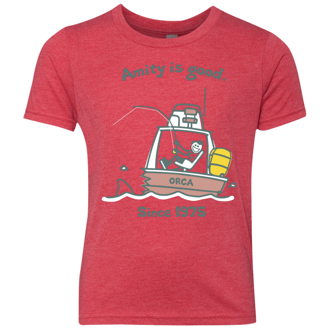 T-Shirts Vintage Red / YXS Amity Is Good Youth Triblend T-Shirt