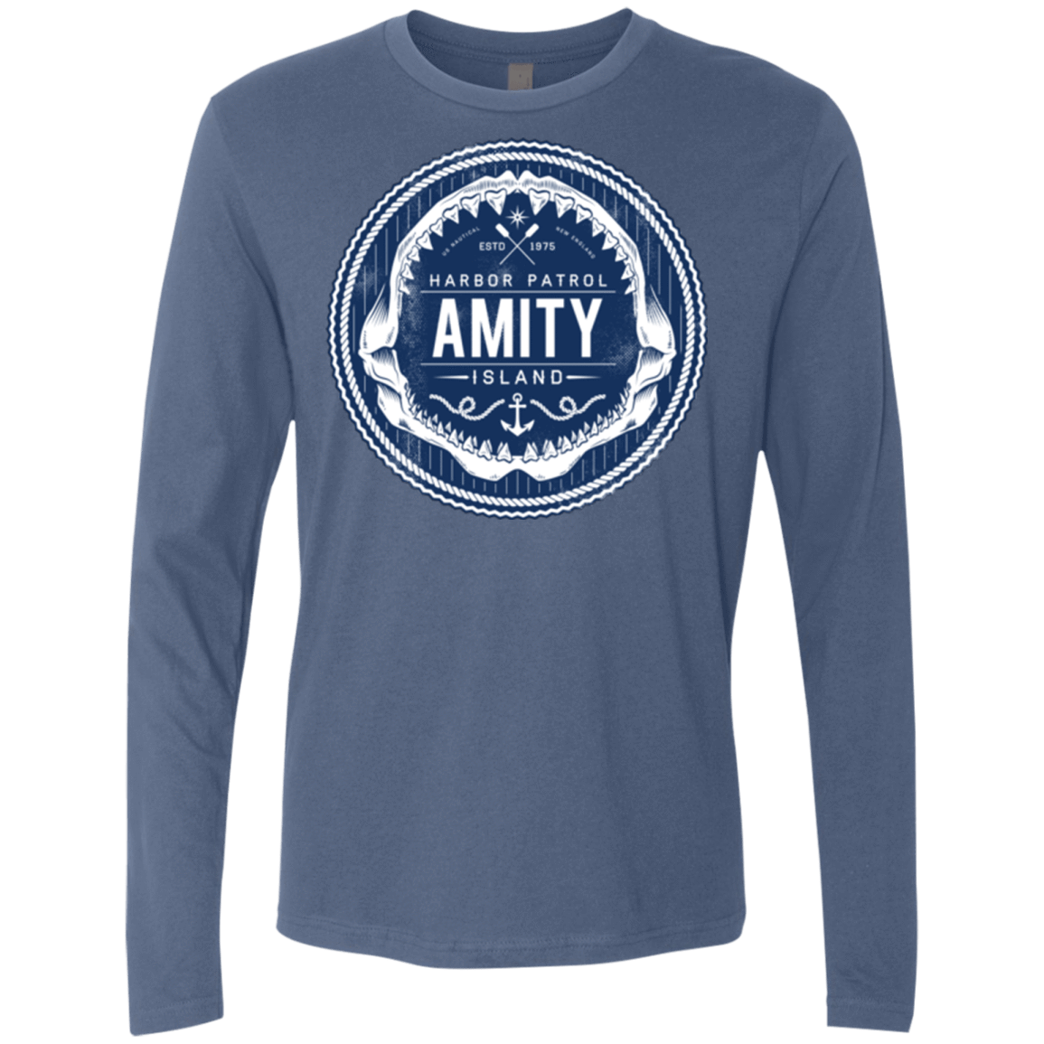 T-Shirts Indigo / Small Amity nemons Men's Premium Long Sleeve