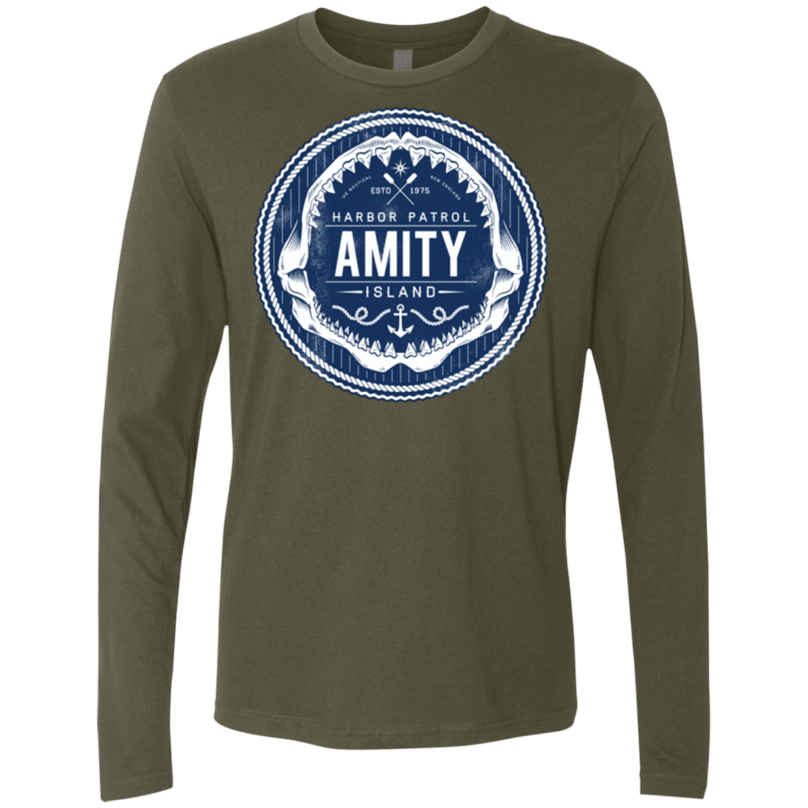 T-Shirts Military Green / Small Amity nemons Men's Premium Long Sleeve