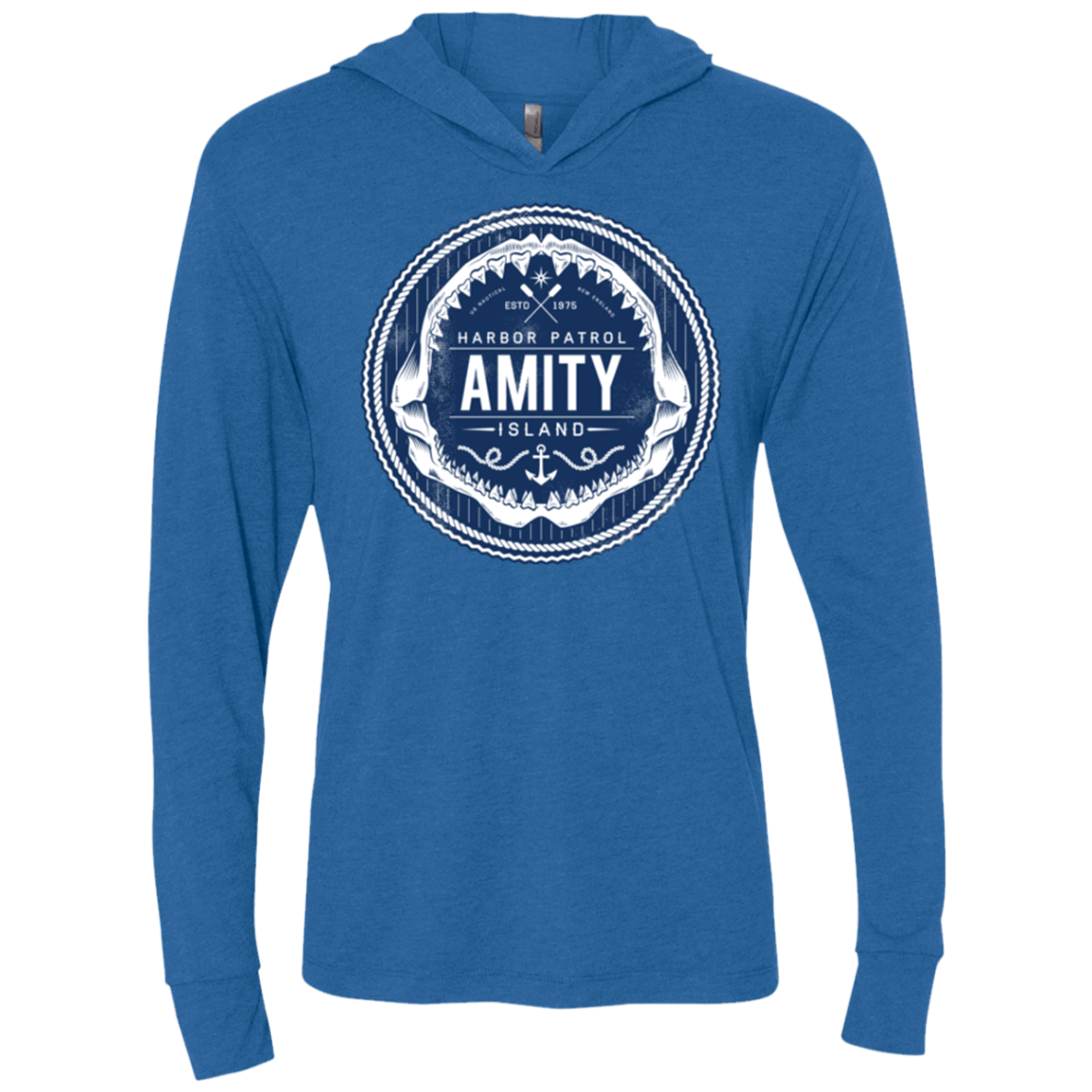 T-Shirts Vintage Royal / X-Small Amity nemons Triblend Long Sleeve Hoodie Tee