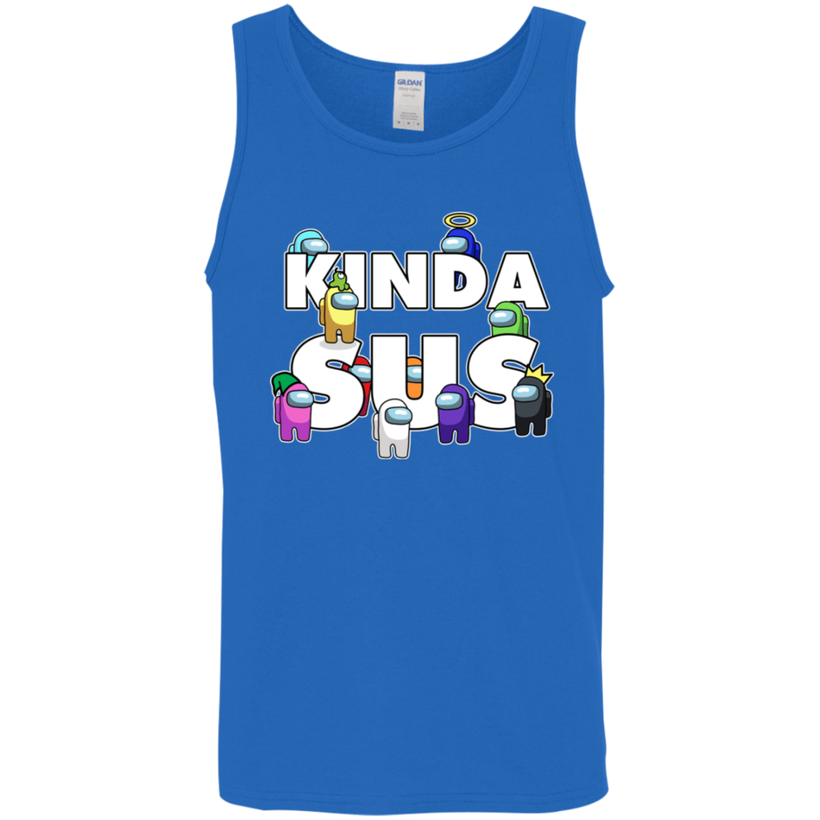 T-Shirts Royal / S Among us Kinda Sus Men's Tank Top