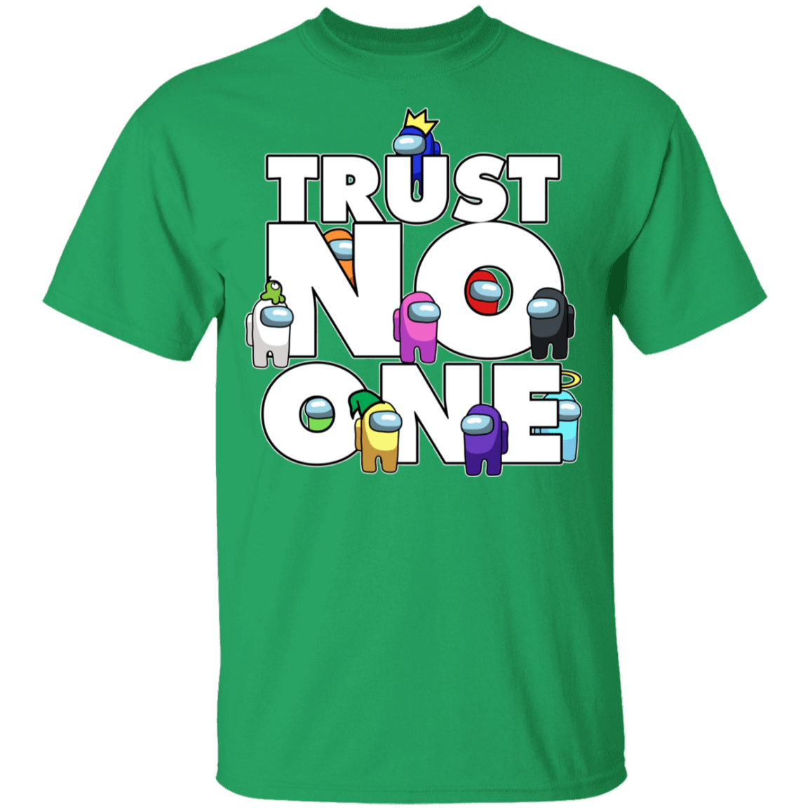 T-Shirts Irish Green / YXS Among Us Trust No One Youth T-Shirt